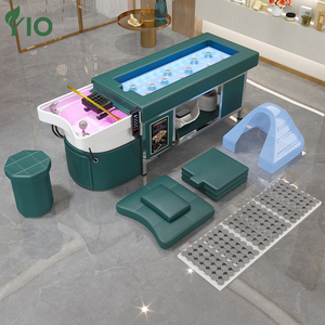 Lavabo <span class=keywords><strong>de</strong></span> cerámica para cama <span class=keywords><strong>de</strong></span> moxibustión sin humo totalmente automático moderno para baño en casa supermercado belleza spas peluquerías - Product Image 5