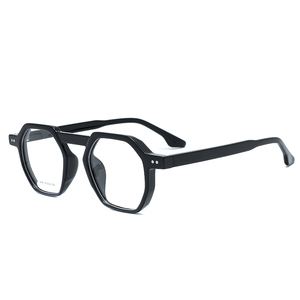 กรอบแว่นตาทรงเหลี่ยม TR90 คุณภาพสูงจาก Visualmate สไตล์วินเทจ ดีไซน์เนอร์ สำหรับทุกเพศ ลายเรียบ - Product Image 4