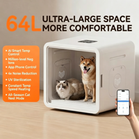 Boîte de séchage pour animaux de compagnie à circulation d'air silencieuse, système intelligent de séchage des poils pour salons de toilettage – Vente directe usine, commandes en gros