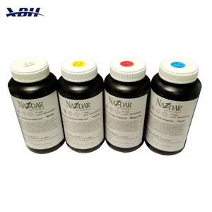 Originale migliore per inchiostro LED di grande qualità 1 litro Gen5 Konica testina di stampa industriale inchiostro a polimerizzazione UV per tessuto in metallo di vetro ceramico