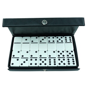 Bộ <span class=keywords><strong>Domino</strong></span> Gấp Đôi Sáu Jumbo Chất Lượng Chuyên Nghiệp 28 Chiếc Kích Thước Giải Đấu Lớn Với Con Quay Nhiều Màu Có Thể Tùy Chỉnh Từ Sản Xuất - Product Image 5