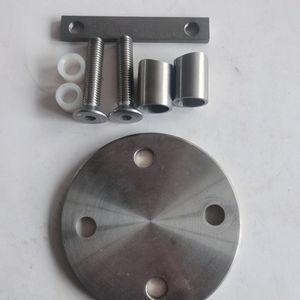 Support mural moderne en acier inoxydable à <span class=keywords><strong>fixation</strong></span> latérale pour tube D=48,3 mm AISI304 résistant à la rouille pour balustrade en verre et escalier - Product Image 3