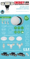 ES-CP04 PIR motion sensor led lumière plafond capteur lampe avec CCT