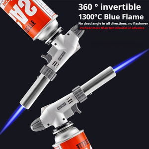 Soplete de tanque de Gas con tarjeta Invertible portátil de alta calidad para barbacoa, encendedor doméstico, encendedor de cocina multifuncional - Product Image 4