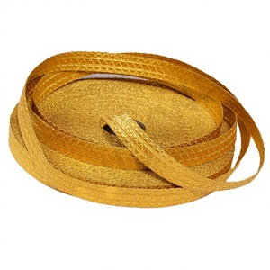 Tresses et dentelles cérémonielles tricotées à la main pour uniformes – Couleurs et largeurs personnalisables – Dentelle en fil de broderie bullion - Product Image 1