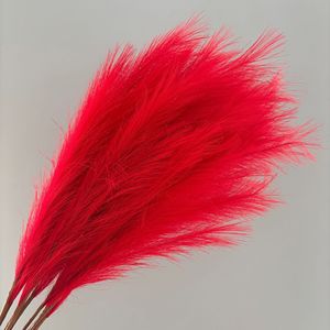 Fleurs artificielles Pingping en plumes de roseau, 7 branches colorées, accessoires de photographie pour mariages et extérieur - Product Image 3