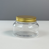 Pot en plastique PET pour crème 150ml 200ml 250ml 5oz 7oz 8oz, pot cosmétique vide, récipient pour gommage corporel à vendre