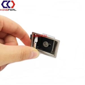 Boutique Pocket Gate Lock Stainless Steel Pull Button Lock Over-center Draw <strong>Latch</strong> <strong>Panel</strong> <strong>Door</strong> Lock Paddle <strong>Latch</strong> - Product Image 3