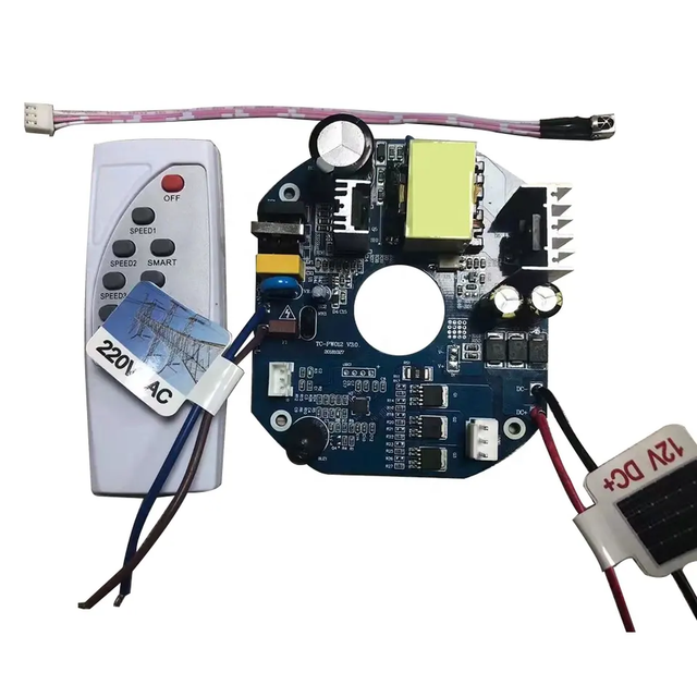 Remote BLDC Motor Controller PCBA Driver Board for Brushless DC Motor of Ceiling Fan Input 100V-245 AC DC24V Voltage for India