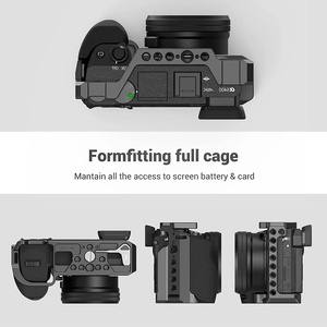 <span class=keywords><strong>Cage</strong></span> <span class=keywords><strong>Smallrig</strong></span> avec poignée en silicone et sabot froid pour Sony A6100, A6300, A6400 -3164 - Product Image 3