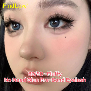 हॉट सेलिंग 9 डी फ्फी गोंद मुक्त आईलैश किट 8-13 मिमी c कर्ल 5-पंक्ति प्रेस-ऑन लैश प्राकृतिक शैली स्व-चिपकने वाला झूठे सेट ट्वीट - Product Image 2