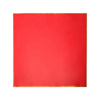 Papier d'emballage floral semi-transparent mat OPP Gold Edge I Love You pour bouquet de la Saint-Valentin, vente en gros