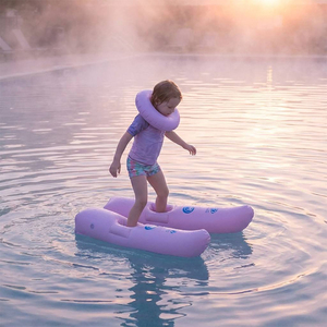 Commercial grade outdoor swimming pool funny toys <b>large</b> <b>inflatable</b> walking on water shoes for sale - Product Image 6