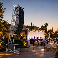 Soporte de Elevación Portátil de Aluminio para Altavoces Line Array con Polipasto Manual para Conciertos al Aire Libre