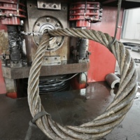 Câble en acier galvanisé à haute teneur en carbone AiSi 6x19S+FC 6x19S+IWR 6x19W+FC 6x19W+IWR pour soudage, découpe et pliage