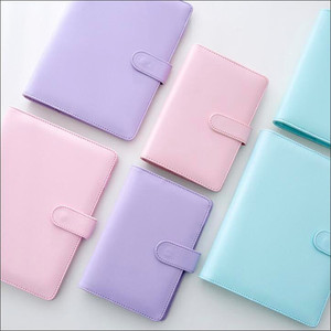 DDP özel Pu deri toka ile bütçe bağlayıcı ofis malzemeleri <span class=keywords><strong>Notebook</strong></span> kılıfı A5 a6 Binder yüzük planlayıcısı - Product Image 5