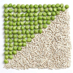 Tofu-Modell Recycling papier Pellet Spülbar Biologisch abbaubar Umwelt freundlich Staub arm Staubfrei Leicht gewichtiger Katzenstreu 2,4 kg Packung - Product Image 5