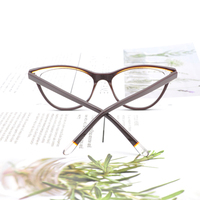 Lunettes optiques œil-de-chat pour femmes, monture en acétate de qualité supérieure avec verres PC durables, lunettes de vue