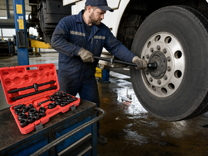 Kit Professionale per Rimozione Giunti Sferici e Giunti Cardanici - Attrezzi in Acciaio Forgiato per Sospensioni Auto con Valigetta Rigida, 1 Set 6 Chiavi - Product Image 5