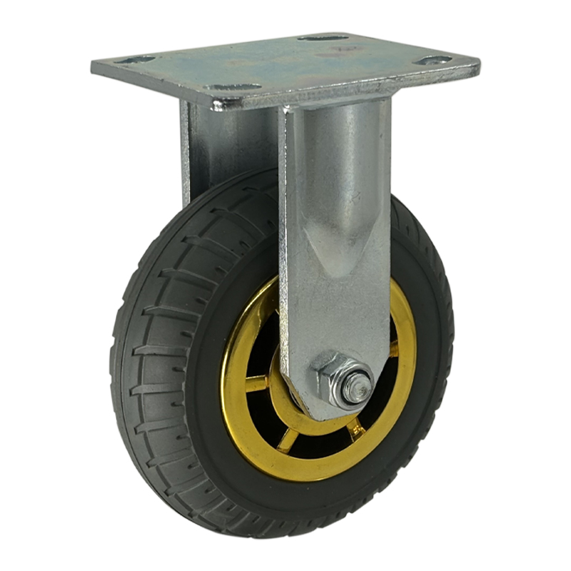 twin rubber caster wheel