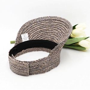 Summer Women Sports Sunshade Straw <b>Hat</b> with Y2K Style Outdoor Running Travel Fishing Visor <b>Hat</b> Empty Top Raffia Straw <b>Hat</b> - Product Image 4
