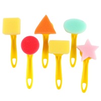 Pinceaux d'art pour enfants, éponges à tête de champignon en EVA, outils de tamponnage pour graffitis, éducation préscolaire, bricolage