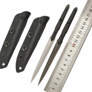 熱販売中 アウトドア 高硬度440C鋼 固定刃 サバイバル タクティカル ハンティングナイフ ABSハンドル付き - Product Image 6