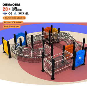 LEO trượt thiết lập trượt vui chơi giải trí sân chơi Thiết bị Bộ sân chơi trẻ em ngoài trời đu leo trượt cho công viên chủ đề - Product Image 1