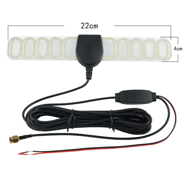 Active Analog DVB-T DVB-T2 ATSC BID Signal Amplifier for Cars Digital TV Antenna Communication Antennas