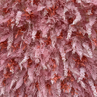 Dekorasi Pernikahan IFG Silk, Rangkaian Bunga Rumput Pampas Pink Besar, Latar Belakang Dinding 2m X 3m, Ramah Lingkungan, Dapat Digunakan Kembali