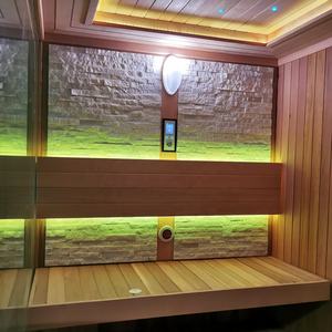 Ahşap buhar dolabı/akrilik buhar duş sauna evi/kuru buhar odası - Product Image 4