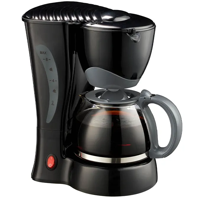 Portable black 2 in 1 single use tea brew coffee machine simple drip coffee maker