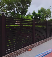 Panneaux de clôture en aluminium sur mesure pour la protection de la vie privée |   Revêtement en poudre pour terrasse de jardin, patio, bricolage |   Fabrication OEM ODM