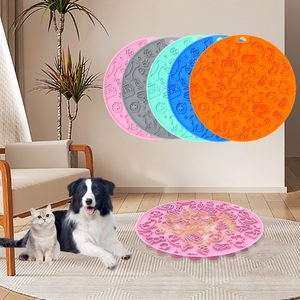 Plato de Alimentación Lenta para Perros, con Ventosa en la Parte Inferior, de Silicona de Grado Alimenticio, para Entrenamiento de Perros - Product Image 1