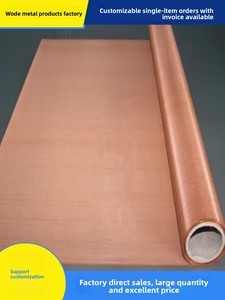 Nhà Máy bán hàng trực tiếp dây đồng Lưới 20-200 lưới phosphor đồng đỏ đồng Hàn lưới kỹ thuật dây vải cắt hàng rào trang trại - Product Image 2