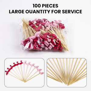 أعواد أسنان خشبية ملونة للزينة على شكل شخصيات كرتونية لعيد الميلاد، صديقة للبيئة وقابلة للتحلل من الشركة المصنعة - Product Image 6