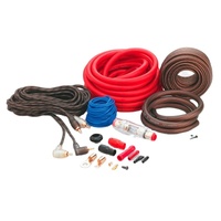 Yüksek kalite gerçek 4 ölçer araba amplifikatör yüklemek kiti 4awg/8awg/10awg OFC CCA araba amplifikatör kablo kiti