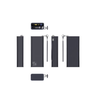 Opaqi Banco de Energía de Alta Capacidad de 45W y 20000mAh con Carga Rápida, Enchufe Integrado, Puertos USB-C y USB-A Dobles - Product Image 2
