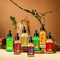 Huile essentielle de romarin biologique pour la croissance des cheveux, fortifiant et soulageant les pellicules et les démangeaisons infusées à la noix de coco et au jojoba