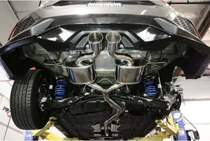 Diseño <span class=keywords><strong>CARLET</strong></span> para Honda Civic 2016 + 1,5 Turbo 5 puertas Hatchback (solo moldura deportiva) sistema de escape Cat-Back punta de acero inoxidable - Product Image 2