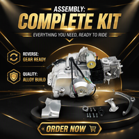 Ensemble moteur de moto 125cc avec boîte de vitesses inversée pour ATV/Go Kart Chongqing Chine