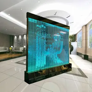 Innen design programmierbare blase wasser wand aquarium ornamente raumteiler bildschirme