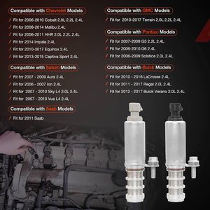 ATRACYPART Válvula Solenoide VVT del Actuador de Posición del Árbol de Levas, 2.17 Pulgadas NPT, Acero Inoxidable para Reparación de Motores - Product Image 2