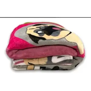 Manta de Felpa con Estampado de Perro Carla Depot, Tamaño King, Ligera, para Todas las Estaciones - Product Image 1