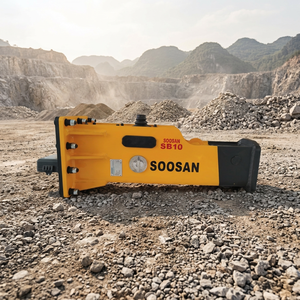 Martillo Hidráulico Soosan SB10 para Excavadora de 1-3.5T, Repuestos Duraderos Tipo Perno Lateral - Product Image 1