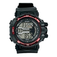 Jam Tangan Olahraga Pria Harga Terjangkau Tahan Air Digital Bentuk Bulat
