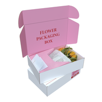 Boîte d'emballage pour fleurs fraîches, personnalisée, recyclable, de haute qualité, vendue en gros directement de l'usine, best-seller