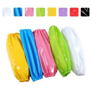 Venta Directa de Fábrica: Mangas Protectoras de PVC/TPU Ligeras, Resistentes al Ácido, al Aceite y a Productos Químicos, Impermeables, <span class=keywords><strong>con</strong></span> Banda Elástica - Product Image 4