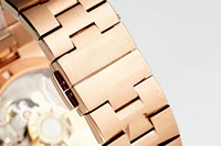 Nouvelle montre de luxe formelle pour homme, 26 ans d'expérience, boîtier en or rose, cadran vert, automatique mécanique, réserve de marche, style Hip Hop