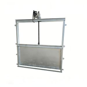 Válvula de compuerta deslizante de pared SS304/SS316 con actuador/engranaje helicoidal de doble accionamiento 1000*2000 OEM para <span class=keywords><strong>tratamiento</strong></span> de agua - Product Image 6